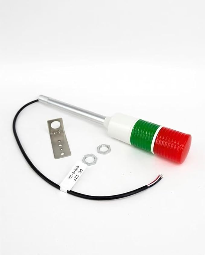 12V DC LED Warning Lights Multi-Layer Industrial Signal Light Alarm Lights Machine Equipment Indicator Lamp (2-Layer)