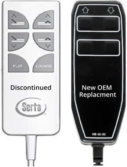 Serta Motion Essentials II (2nd Generation) Linak hb12012-00 Replacement Remote for Adjustable Bed