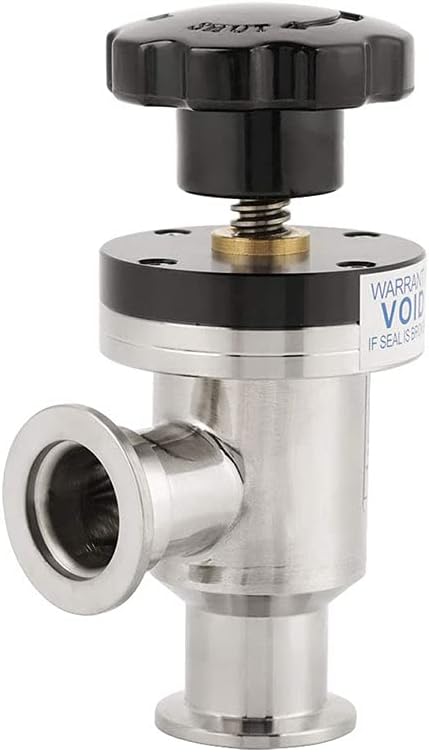 SHERICH KF50 High Vacuum Manual Isolation Valve, Flange L Type, Y Type Stainless Steel Valve (KF50 （L type）)
