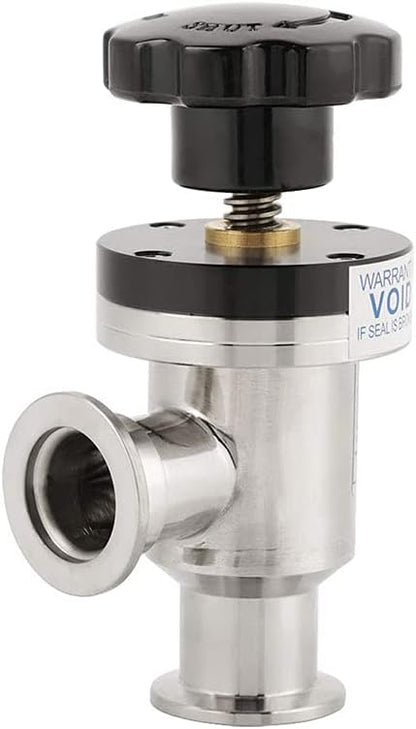 SHERICH KF25 High Vacuum Manual Isolation Valve, Flange L Type, Y Type Stainless Steel Valve (KF25 （L type）)