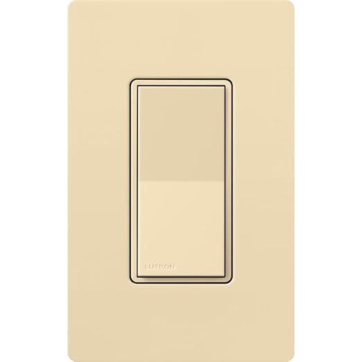 Lutron Sunnata On/Off Accessory Switch, only for use with Sunnata LED+ Dimmers, ST-AS-IV, Ivory