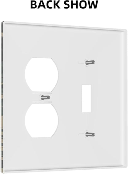 Wallplates Botanical Fern Green Leaf Forest 1 Toggle 1 Duplex Switch Plate Electrical Gfci Faceplate Decorative Light Switch Covers For Bed Room Home Decor