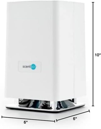 ScentAir Whisper Home | Diffuser Machine, Scents up to 800 Sq. Ft Room, Compatible with Alexa & Google, WiFi & Bluetooth Enabled, Cartridge Sold Separately, White