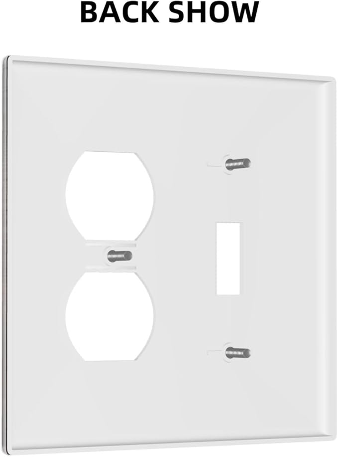 Decorative Outlet Covers Vintage Brown Farmhouse Barn Door 2 Gang Light Switch Cover Plate Single Toggle Duplex Wall Plates for Electrical Outlets Switch Plate Covers for Bedroom Home Decor