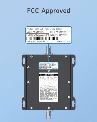 Vehicle Cell Phone Signal Booster for Car, SUV and Truck | Boosts 5G 4G LTE Data & Volte on Band 12/13/17 | Omni-Directional Roof Antenna Easy Installation | FCC Approved
