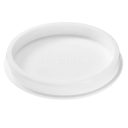 uxcell 1Pcs Silicone Hole Plug, Waterproof Round Rubber Stoppers Bottle Seal Plugs Tube Pipe End Caps for 155mm/6.1" Hole for Bathtub Bottle, White