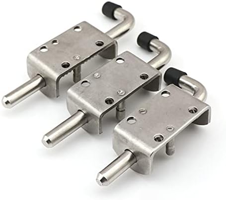 Heavy Duty 304 Stainless Steel Spring Pin Latch Lock Assembly for Doors Cabinets and Utility Trailer Gate -136mm/155mm/165mm (1 pcs) (12X165)