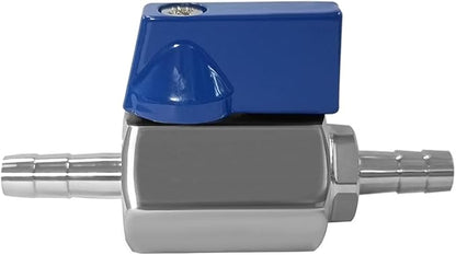 Beduan 5/16” Hose ID Barb Ball Valve 304 Stainless Steel Mini Shut Off Valve for Water Gas Fuel Drip Irrigation and Aquariums