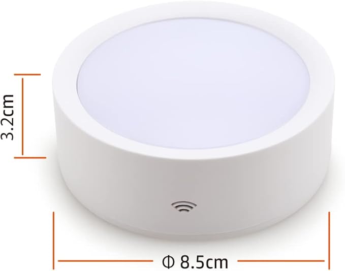 Locker Light Magnetic Under Cabinet Lighting with Remote, Rechargeable Tap Light Dimmable Battery Operated Wireless Shelf Lights, Color Changing Puck Lights for Kitchen Toillet Bedroom White