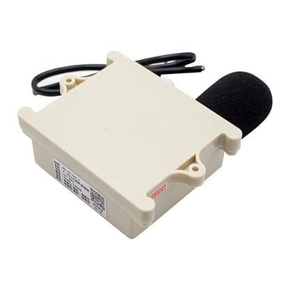 IP65 Noise Meter Sensor, Environmental Noise Online Monitoring Meter Noise Transmitter Decibel Detector Sound Level Meter 30-120DB (Output Signal RS485)