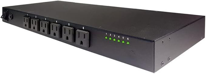 Professional 6-Port Remote Power Switch - Web Control