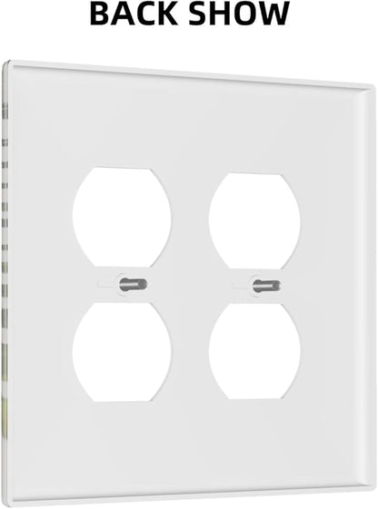 Beautiful Boho Mid Century Large Archs Sun Leaves Plants Outlet Covers 2 Gang Double Duplex Decorative Light Switch Covers Electrical Wallplates Socket Faceplate for Bedroom Living Room Decor