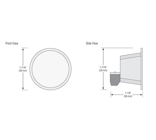 tekmar Indoor Sensor 084 | Mounts Flush or Nearly Flush to Wall for Unobtrusive Look | Mud Over the Sensor for Flawless Finish | Can Connect to Select tekmar Thermostats for Remote Temperature Sensing