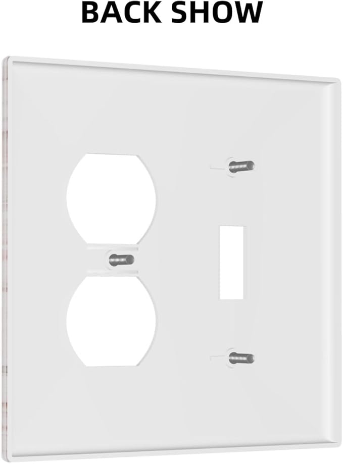 Decorative Outlet Covers Ink Pink Peony Flower Rustic Floral 2 Gang Wall Plate Single Toggle Duplex Light Switch Cover Switch Plate Covers Faceplate for Home Bedroom Decor
