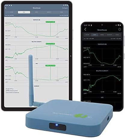 SensorPush G1 WiFi Gateway - Temperature and Humidity Sensor Gateway for Data/Alerts from Anywhere via Internet - No Monthly Fee, Unlimited History, Developed/Supported/Hosted in USA
