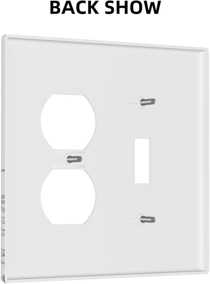 Decorative Outlet Covers Beige Skech Plant Leaves Flowers 2 Gang Wall Plate Cover Single Toggle Duplex Combo Two Switch Light Switch Cover Plate Jumbo Dual GFCI Faceplate