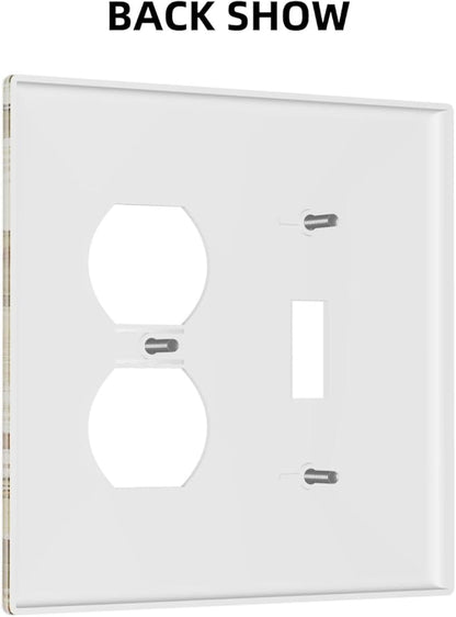 Wallplates Rustic Sunflower Floral Pattern 1 Toggle 1 Duplex Switch Plate Electrical GFCI Faceplate Decorative Light Switch Covers for Bedroom Cabin Decor