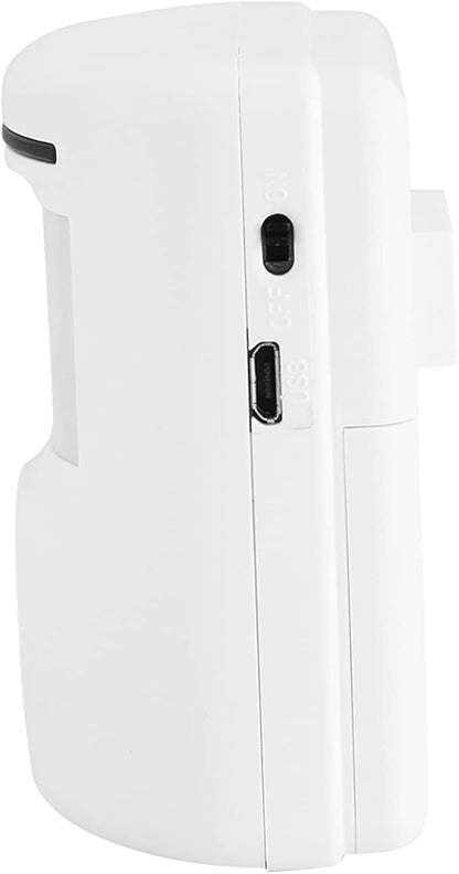 SUNGOOYUE Infrared Sensor Motion Detector Entry Door Bell Alarm with Transmitter & Receiver for Home Office Security White (One for two US regulations), SUNGOOYUEbg0m6u7yvh-02