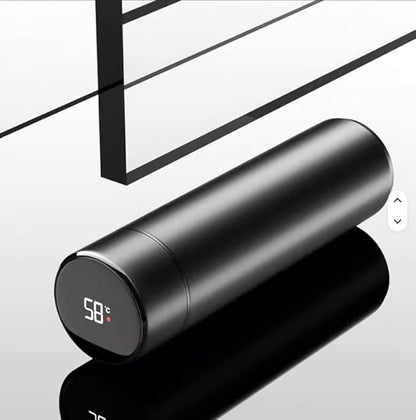 Smart LED Temperature Display Insulated Water Bottle, Stainless Steel Vacuum Flask