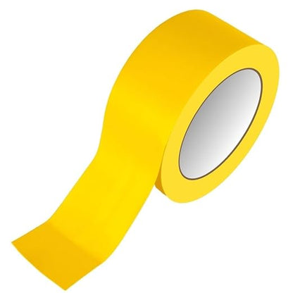 GTSE 2 inch x 108 ft Yellow PVC Vinyl Floor Tape, 48 Rolls, Safety Marking Tape, 6 mil Thick, Suitable for Dance Floors, Gyms, Warehouses, Sports Facilities