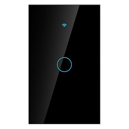 1-Way Smart Switch Wall Light Control Touch (US Black)