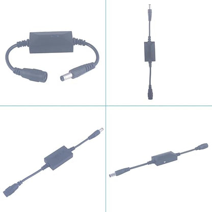 DC 3.6V-24V 5V Wireless Remote Control Switch 5.5mm x 2.5mm Plug Male Female 2 Transmitter 1 Receiver 12V Remote Switch for LED Light, Strip Fan Camera (DC 5.5*2.1mm 3.6V-24V/ 2* Controller)