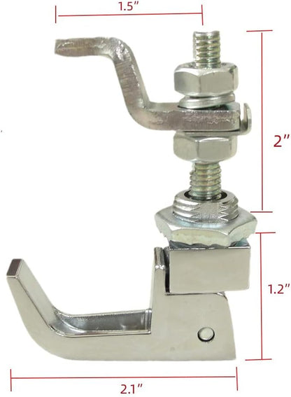 2PCS Lift and Turn Latches and Compression Latch, Adjustable Grip Handle Rotation 360 Silver