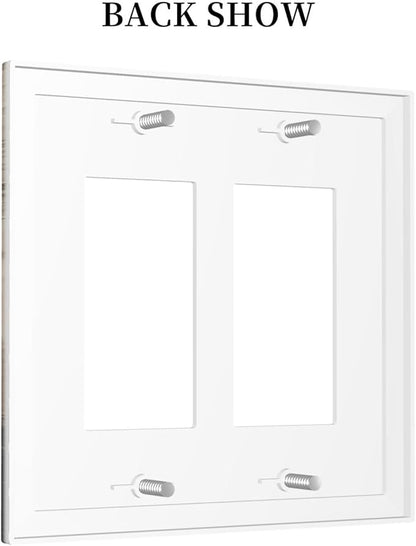 Decorative Outlet Covers Vintage Octopus Ocean Sailboat Bizarre Adventure 2 Gang Double GFCI Rocker Electrical Wall Panels Light Switch Cover Plate for Bathroom Kids room Decor