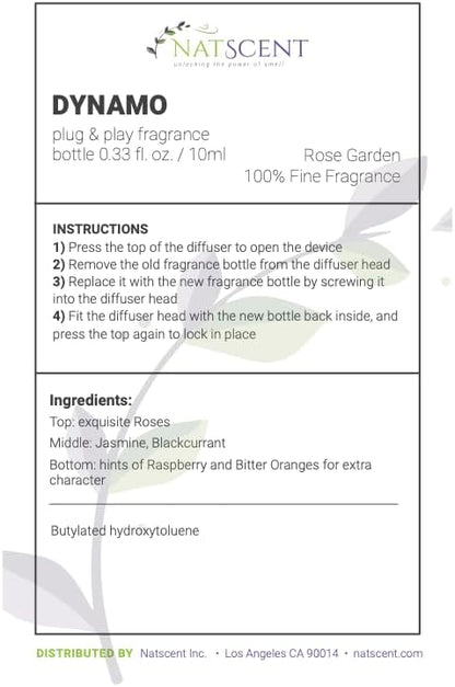 Rose Garden Essential Oils for Diffusers for Home, Nature-derived Rose Essential Oil, Long-Lasting & Family-Friendly Diffuser Oils Scents, IFRA Certified, Cold Air & Ultrasonic – 0. 33 oz