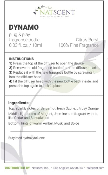 Citrus Burst Essential Oils for Diffusers for Home, Nature-derived Peony Essential Oil, Long-Lasting & Family-Friendly Diffuser Oils Scents, IFRA Certified, Cold Air & Ultrasonic - 0.33 oz