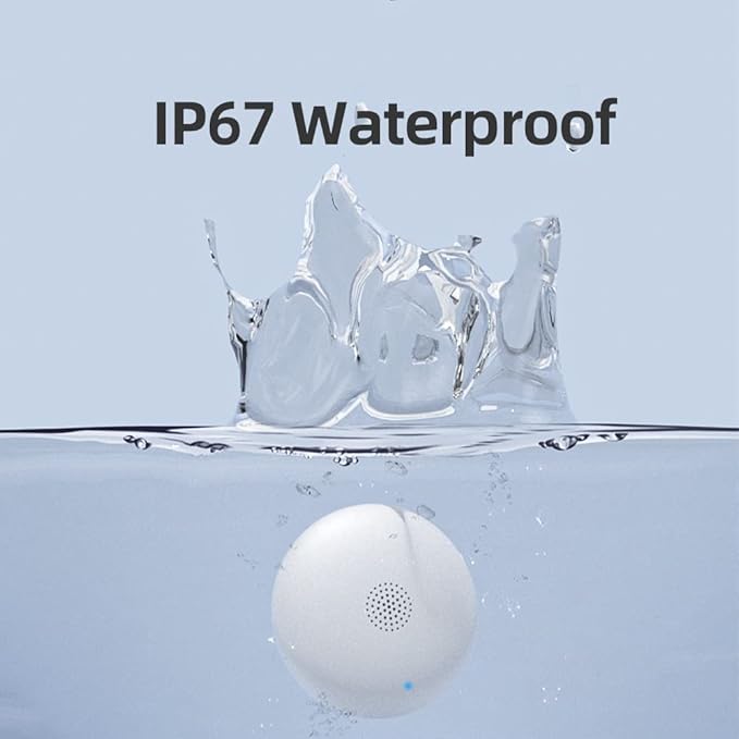 Heiman WiFi Water Leak Detectors for Home, Smart Water Sensor Alarm, 75 dB Water Flooding Alerts and App Remote Notifications, Leak and Drip Detectors, Basement, underground, Kitchen, Laundry (1 Pack)