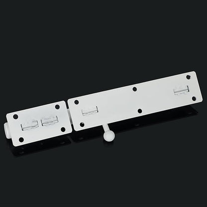 Alise 10 inch Barrel Bolt Latch,Slide Bolt Latch,Heavy Duty Solid SUS304 Stainless Steel Slide Lock for Wooden Fence,Barn Door,Interior or Outdoor Door White MS9200-W