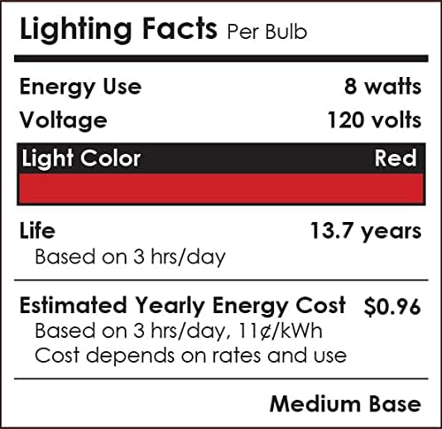 Sunlite 81470 LED PAR30 Short Neck Colored Recessed Light Bulb, 8 Watt (75W Equivalent), Medium (E26) Base, Floodlight, ETL Listed, Red, 1 Count