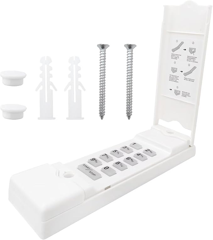 Upgraded Wireless Keypad for Linear MDTK – Secure & Easy-to-Program Garage Door Access