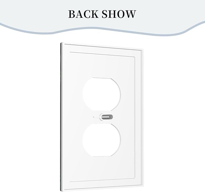 Decorative Outlet Covers Boho Red Mushroom Green Leaf Plants Floral 1 Gang Wall Plate Receptacle Duplex Light Switch Cover Plate Single Dual Plug Covers Electrical Switchplate Faceplate