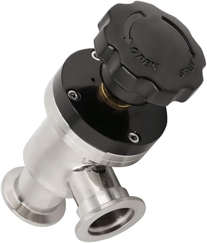 SHERICH KF50 High Vacuum Manual Isolation Valve, Flange L Type, Y Type Stainless Steel Valve (KF50 （L type）)