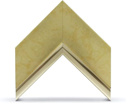 Contemporary Gold 50" Premiere Deco TV Frame - Compatible ONLY with Samsung The Frame TVs (Fits 2021-2025, LS03A, LS03B, LS03C, LS03D, LS03FA)