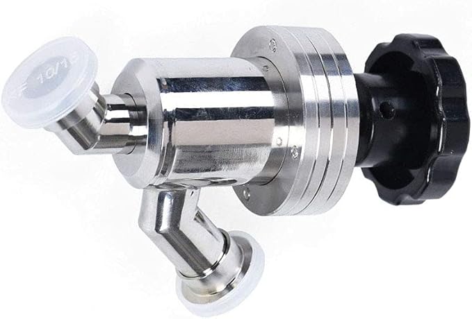 SHERICH KF50 High Vacuum Manual Isolation Valve, Flange L Type, Y Type Stainless Steel Valve (KF50 （Y type）)