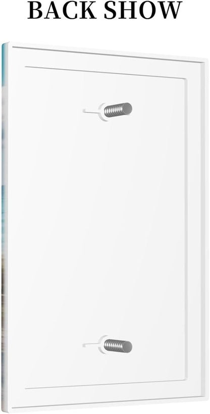 Decorative Light Switch Cover Plate Coastal Beach Ocean Seaside View 1 Gang No Device Single Blank Outlet Covers Wall Plates for Electrical Outlets Faceplate for Bedroom Home Decor