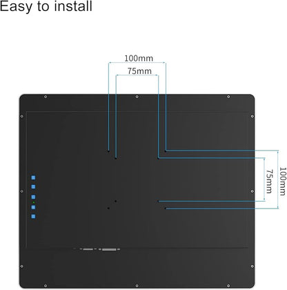 GreenTouch 19 Inch Aluminum Frame Wall Touch Screen LCD Monitor Open Frame LCD Touch Panel - HDMI/VGA/DVI-1280 * 1024 @60Hz