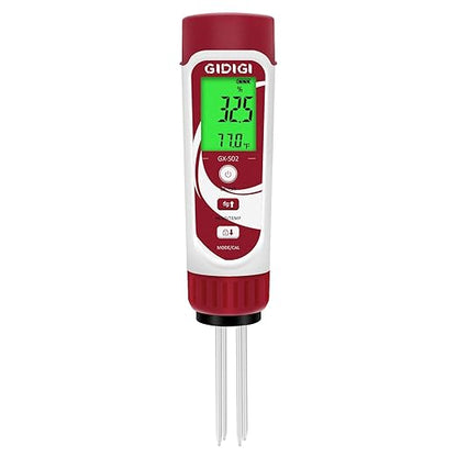Moisture Meter for Plants, 3 in 1 Digital Soil Moisture Meter，Soil Moisture Meter and Soil EC Meter for Farms, Gardens, Orchards, Home Planting, Indoor Plants, Composting and Other Scenarios