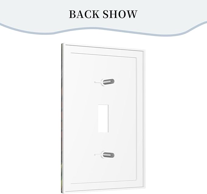 Library With A Lot Of Books Light Switch Covers 1 Gang Single Toggle Wall Plate Decorative Switchcover Electrical Switchplate for Country Living Decor