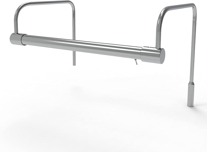 Cocoweb 12 Inch Tru-Slim Chrome Picture Light - LED, 2700K, Adjustable Arm, Plug-in, Toggle Switch, Sleek and Compact Design
