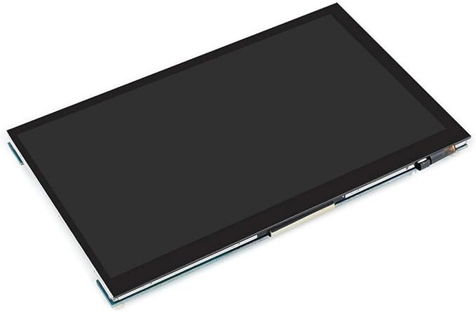 7 inch HDMI LCD 1024x600 Resolution Capacitive Touch Screen IPS Display Module Compatible with Raspberry Pi 4 3 2 1 B B+ A+,Jetson Nano,Support Software Resolution (up to 1920×1080)
