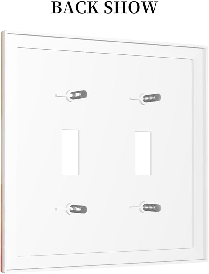 Decorative Light Switch Plate Covers Minimalist Black Women Bohemia Sun 2 Gang Light Switch Cover Plate Unique Double Toggle Wall Plate Outlet Covers Faceplate for Bedroom Home Decor
