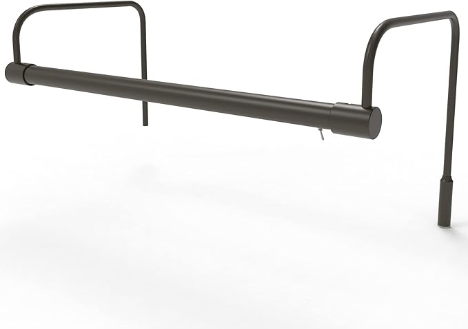 Cocoweb 16 Inch Tru-Slim Mahogany Bronze Picture Light - LED, 2700K, Adjustable Arm, Plug-in, Toggle Switch, Sleek and Compact Design