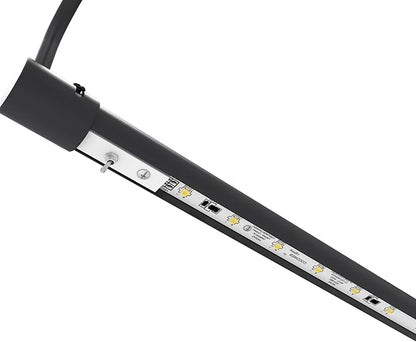 Cocoweb 16 Inch Tru-Slim Oil Rubbed Bronze Picture Light - LED, 2700K, Adjustable Arm, Plug-in, Toggle Switch, Sleek and Compact Design