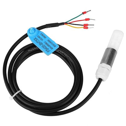 FS400-SHT3X Soil Sensor, Dustproof Temperature Humidity Sensor Stainless Steel Plastic Housing I2C Output, Soil Temperature and Humidity Sensor Probe(SHT35)