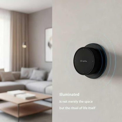 1 PCS Wireless Smart Light Switch Button, Wall-Mounted Rotary Light Switch, Compatible with Tuya Zigbee Gateway (V2 or Higher), Smart Home Control, Easy Wireless Installation