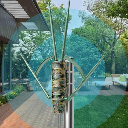 WAVLINK AC1200 Outdoor WiFi Extender, High Power Long Range Signal Booster with PoE Power, 2 Gigabit Port, Dual Band 2.4GHz+5GHz ,Supports Router/AP/Repeater Modes for Home, RV, Camera